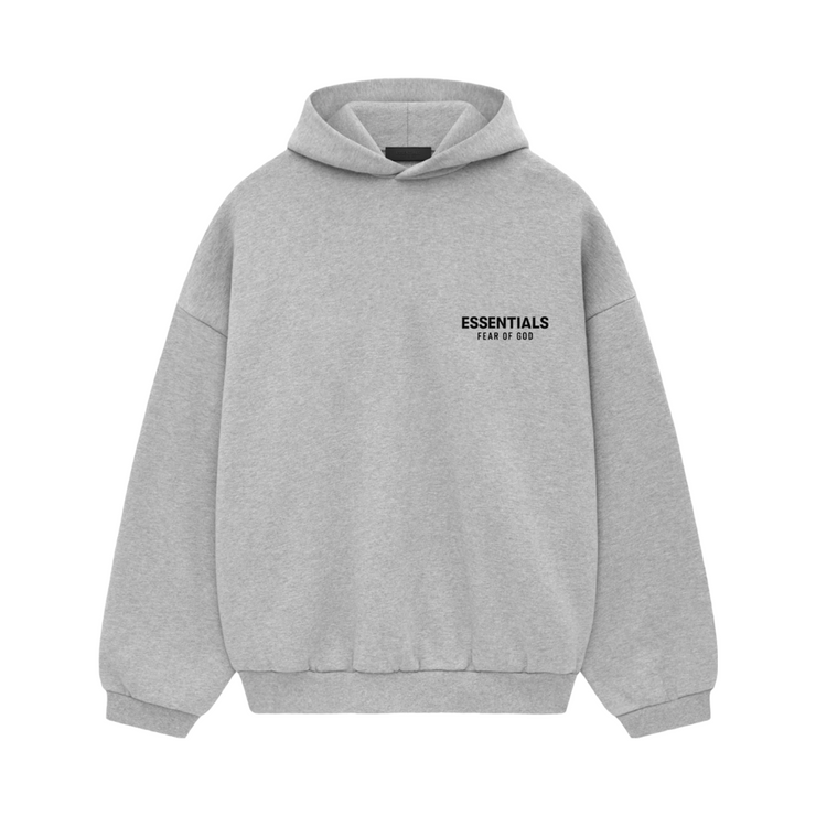 FEAR OF GOD ESSENTIALS Fleece Hoodie - Light Heather Grey (Holiday 2024)