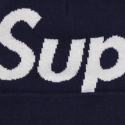 Supreme Big Logo Beanie - Navy (FW23)