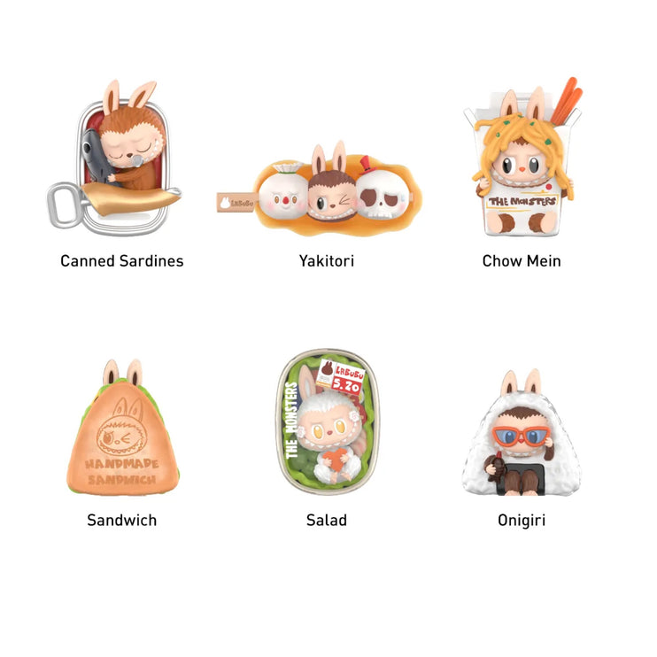 Pop Mart Labubu The Monsters Wacky Mart Series Cup Noodles Figure Blind Box