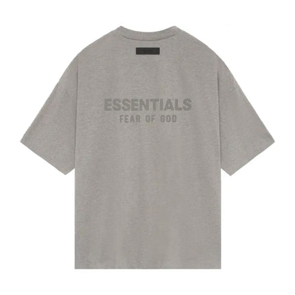 FEAR OF GOD ESSENTIALS V-Neck T-Shirt - Heather Grey (SS24)