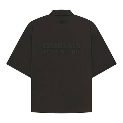FEAR OF GOD ESSENTIALS Nylon Shirt - Off Black (Fall 22)