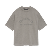 FEAR OF GOD ESSENTIALS Heavy Jersey Crewneck T-Shirt - Heather Grey (SS24)