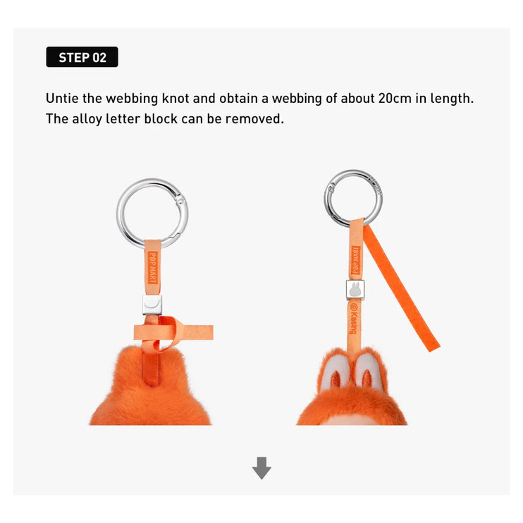 Pop Mart Labubu The Monsters Pin for Love Series Vinyl Plush Pendant Blind Box (N-Z)