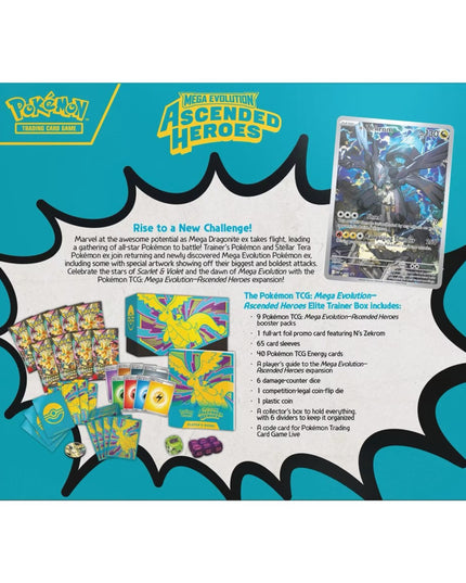 Pokemon TCG Mega Evolution - Ascended Heroes Elite Trainer Box