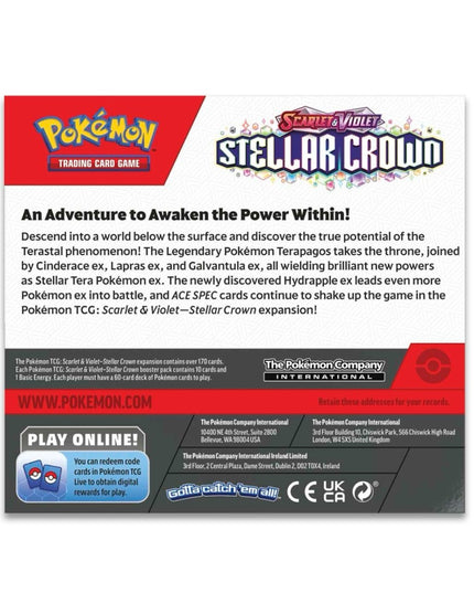 Pokemon TCG Scarlet & Violet - Stellar Crown Booster Box