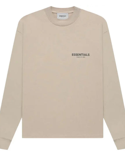 FEAR OF GOD ESSENTIALS L/S T-Shirt - Tan (Core Collection)