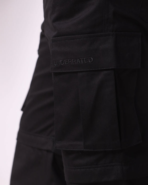 UNDERRATED Zip-Off Cargo Pant - Black