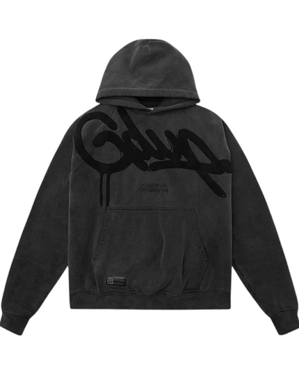 GEEDUP Handstyle Hoodie - Vintage Washed Black