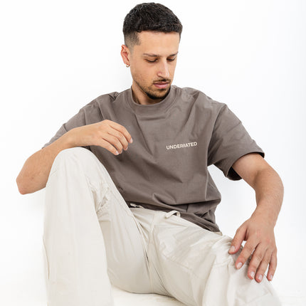 UNDERRATED Classic Logo T-Shirt - Mocha