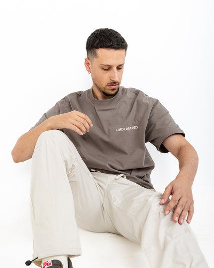 UNDERRATED Classic Logo T-Shirt - Mocha