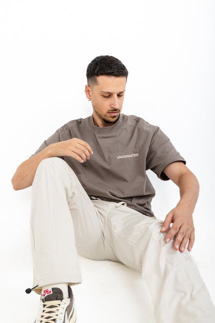 UNDERRATED Classic Logo T-Shirt - Mocha