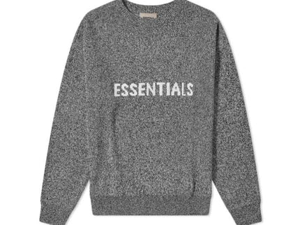FEAR OF GOD ESSENTIALS Knit Sweater - Grey Melange
