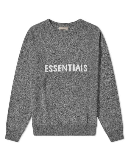 FEAR OF GOD ESSENTIALS Knit Sweater - Grey Melange