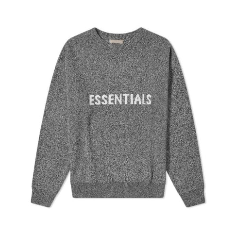 FEAR OF GOD ESSENTIALS Knit Sweater - Grey Melange