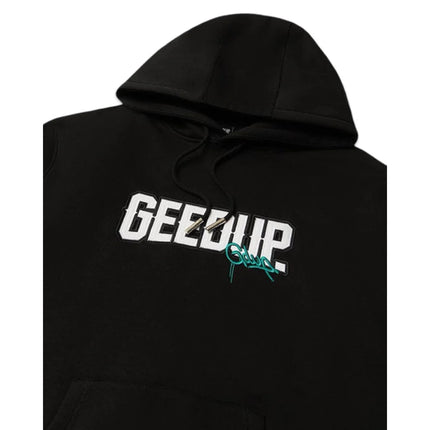 GEEDUP PFK x Footlocker Hoodie - Black/Turbo Green/White