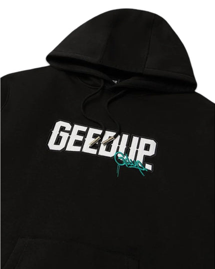 GEEDUP PFK x Footlocker Hoodie - Black/Turbo Green/White