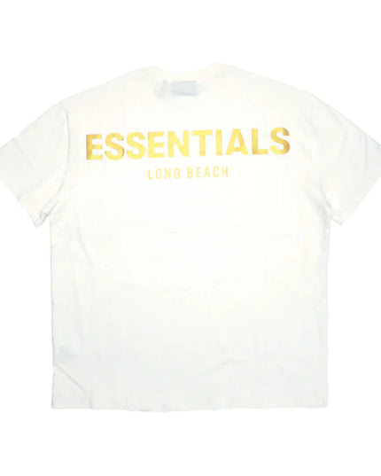 FEAR OF GOD ESSENTIALS Long Beach 3M Logo T-Shirt - White