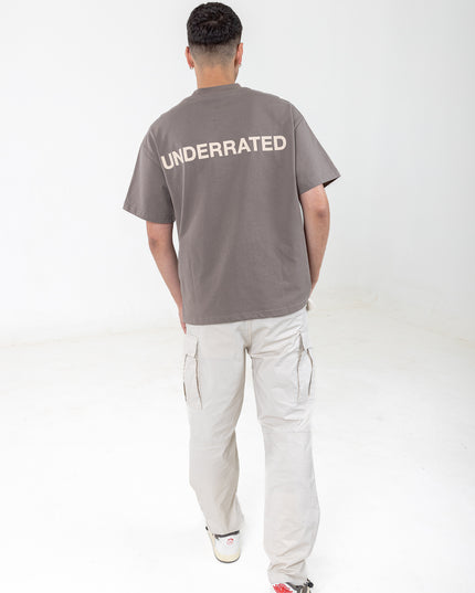 UNDERRATED Classic Logo T-Shirt - Mocha
