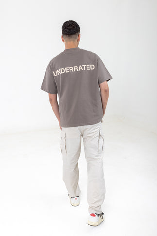 UNDERRATED Classic Logo T-Shirt - Mocha