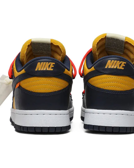 Off-White x Nike Dunk Low 'University Gold'