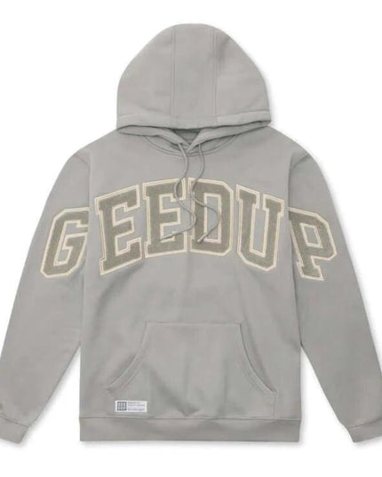 GEEDUP Team Logo Hoodie - Nardo Grey/Gold
