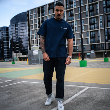 UNDERRATED Classic Logo T-Shirt - Navy
