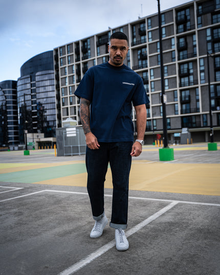 UNDERRATED Classic Logo T-Shirt - Navy
