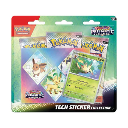 Pokemon Scarlet & Violet Prismatic Evolutions - Tech Sticker Pack