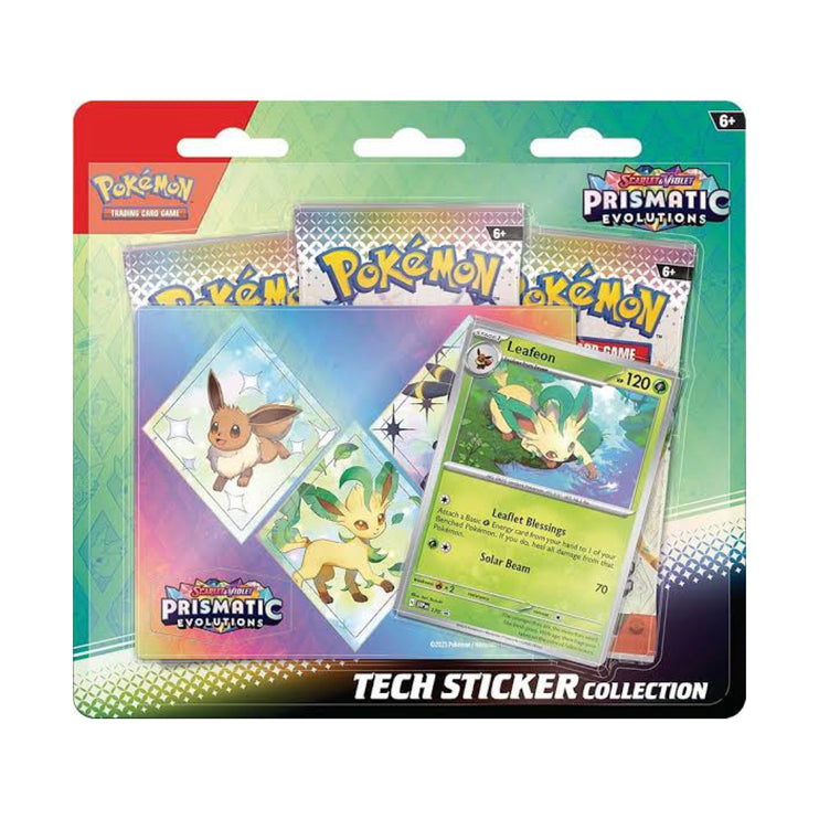 Pokemon Scarlet & Violet Prismatic Evolutions - Tech Sticker Pack