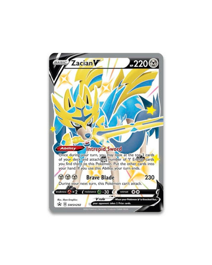 Pokemon TCG Sword & Shield - Crown Zenith Shiny Zacian Premium Figure Collection Box