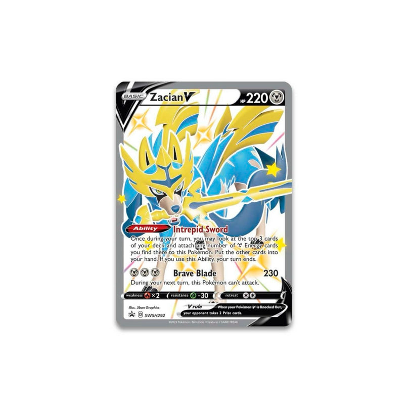 Pokemon TCG Sword & Shield - Crown Zenith Shiny Zacian Premium Figure Collection Box