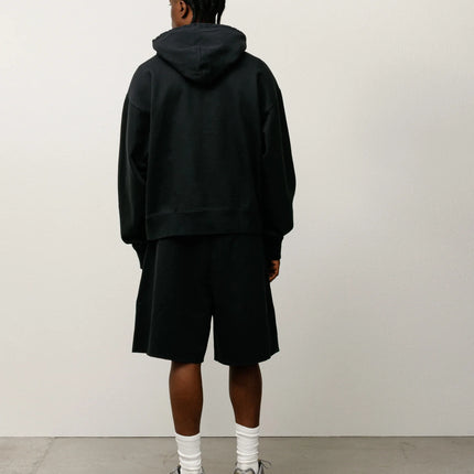 Stussy x Nike Stone Washed Fleece Zip Hoodie - Black (FW25)