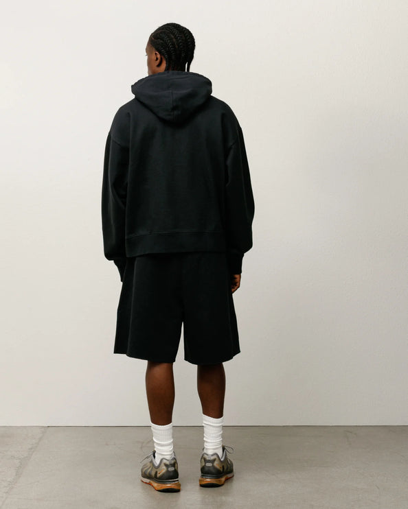 Stussy x Nike Stone Washed Fleece Zip Hoodie - Black (FW25)