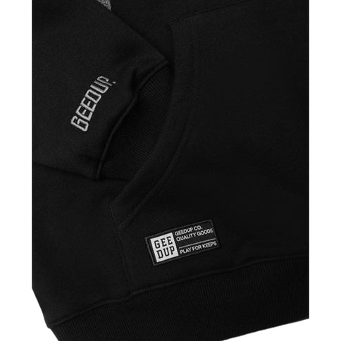 GEEDUP Handstyle Hoodie - Black/Grey