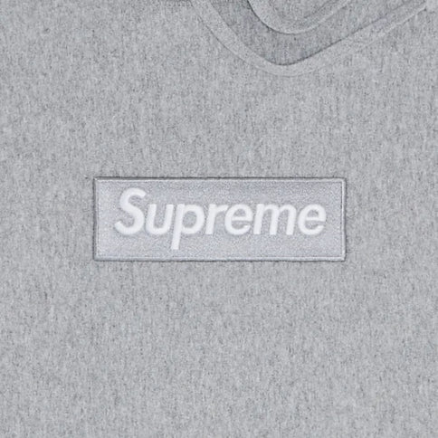 Supreme Box Logo Hoodie - Heather Grey (FW24)