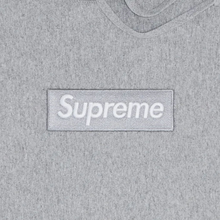Supreme Box Logo Hoodie - Heather Grey (FW24)