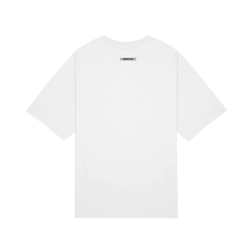 FEAR OF GOD ESSENTIALS 3D Silicon Applique T-Shirt - White