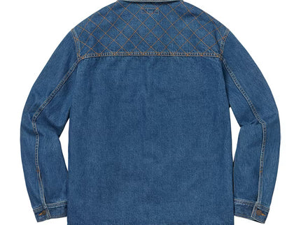 Supreme Diamond Stitch Denim Chore Coat (FW18)