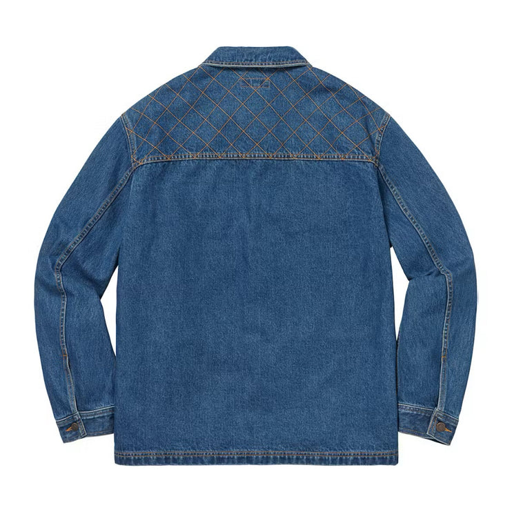 Supreme Diamond Stitch Denim Chore Coat (FW18)