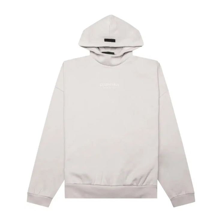 white silk shirt dress Pull-Over Hoodie - Silver Cloud (FW23)