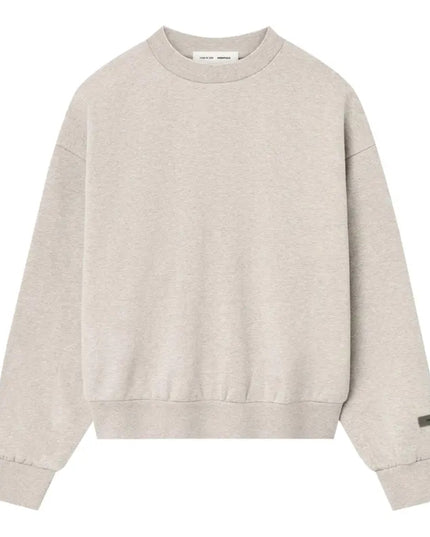 FEAR OF GOD ESSENTIALS Classic Fleece Crewneck - Heather Stone (SS25)