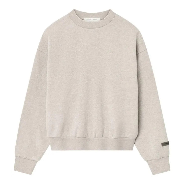 FEAR OF GOD ESSENTIALS Classic Fleece Crewneck - Heather Stone (SS25)