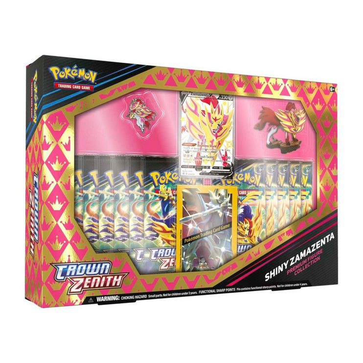 Pokemon TCG Sword & Shield - Crown Zenith Shiny Zamazenta Premium Figure Collection Box