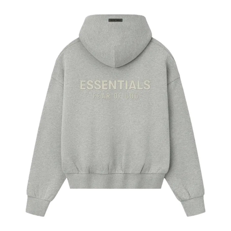 FEAR OF GOD ESSENTIALS Classic Fleece Hoodie - Concrete Heather (SS25)