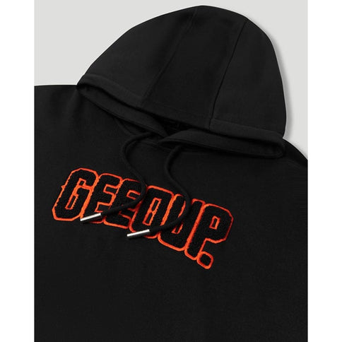 GEEDUP PFK Hoodie - Black/Black Orange