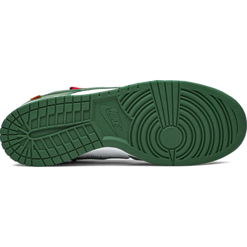 Off-White x Nike Dunk Low 'Pine Green'