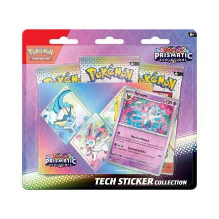 Pokemon Scarlet & Violet Prismatic Evolutions - Tech Sticker Pack