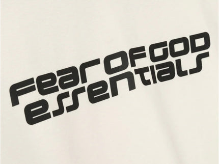 FEAR OF GOD ESSENTIALS Ponte 90s T-Shirt - Ivory (FW25)