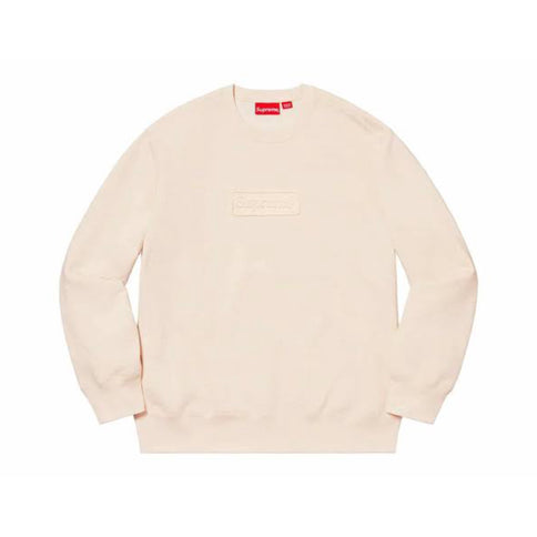 Supreme Cutout Logo Crewneck - Natural (SS20)