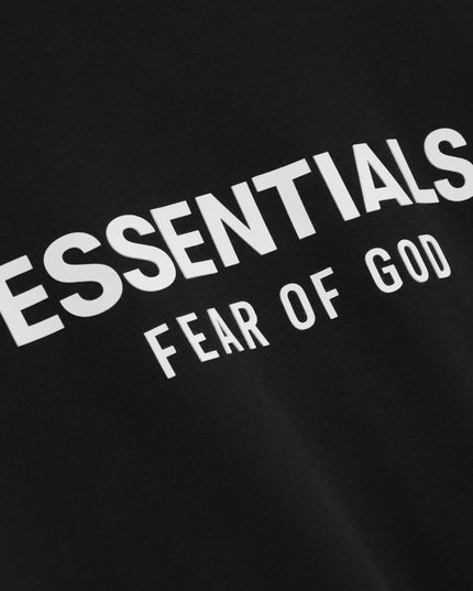 FEAR OF GOD ESSENTIALS Classic Full Zip-Up Hoodie - Jet Black